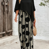 Makayla™ | Modisches asymmetrisches Damenoberteil mit Hose