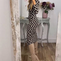 Kyllie | Glamour Fischschuppen-Schlitzkleid