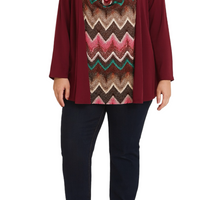 Tesse | Twin-Set mit Muster