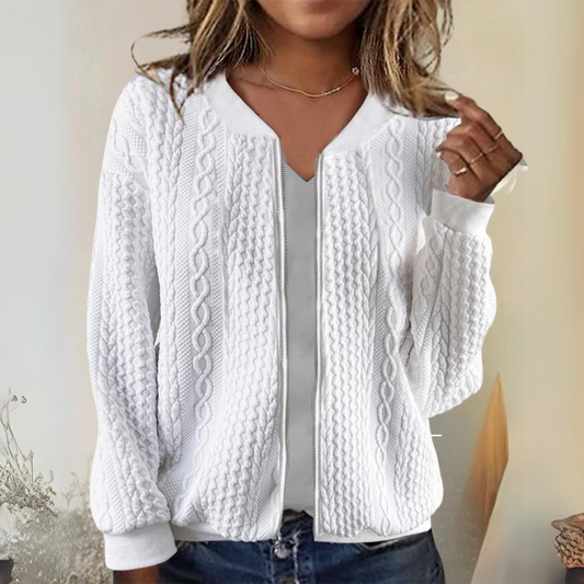 Yvette™ | Bequeme Zipperjacke für Damen