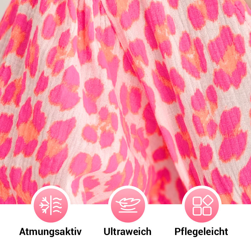 Annie | Kleid mit V-Ausschnitt und Print