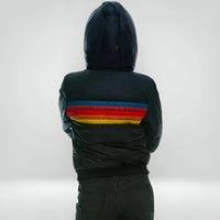 Shara | Gestreifter Sport-Hoodie