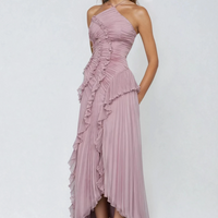 Luz | zeitloses Kleid mit Lotus-Motiv