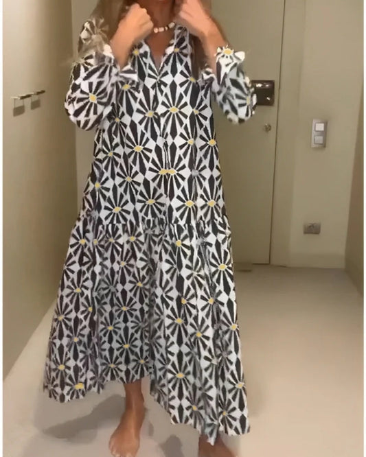 Mia | Kleid mit Boho-Print