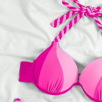 Levi | Colorblock-Halter-Bikini