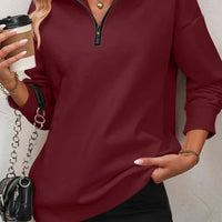 Hanna | Sweatshirt mit Reißverschluss