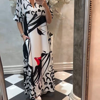 Haven | Elegantes Kleid mit halben Ärmeln