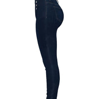 Violetta™ – High-Waist Jeans mit Doppelknopfleiste