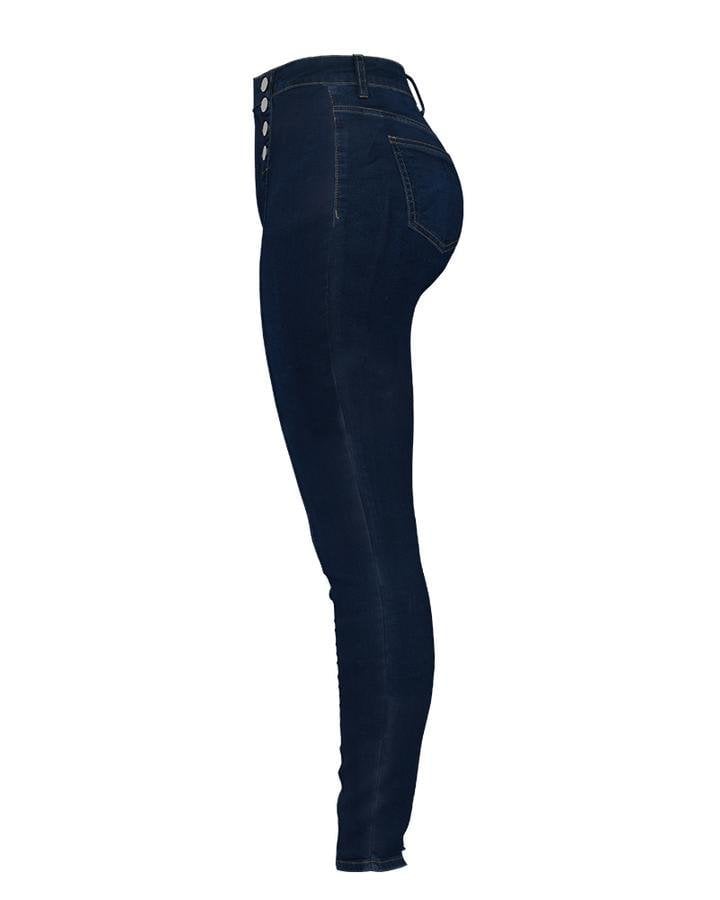 Violetta™ – High-Waist Jeans mit Doppelknopfleiste