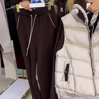 Lysa | Freizeit-Set mit Weste und Kapuzenpullover