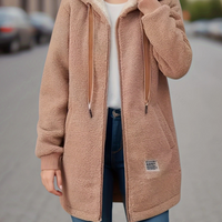 Samira™ | Kapuzenjacke aus Fleece mit Reißverschluss
