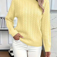 Glenda | Zopfmuster-Strickpullover