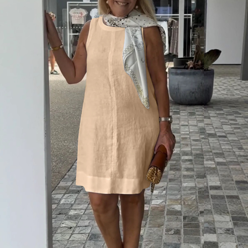 Amie | Luftiges Sommerkleid mit Rundhalsausschnitt