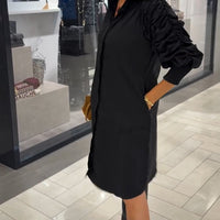 Clementine | Damen-Hemdblusenkleid mit Kragen, elegant & modern