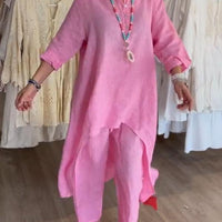 Liana | Eleganter Freizeitanzug aus Naturleinen