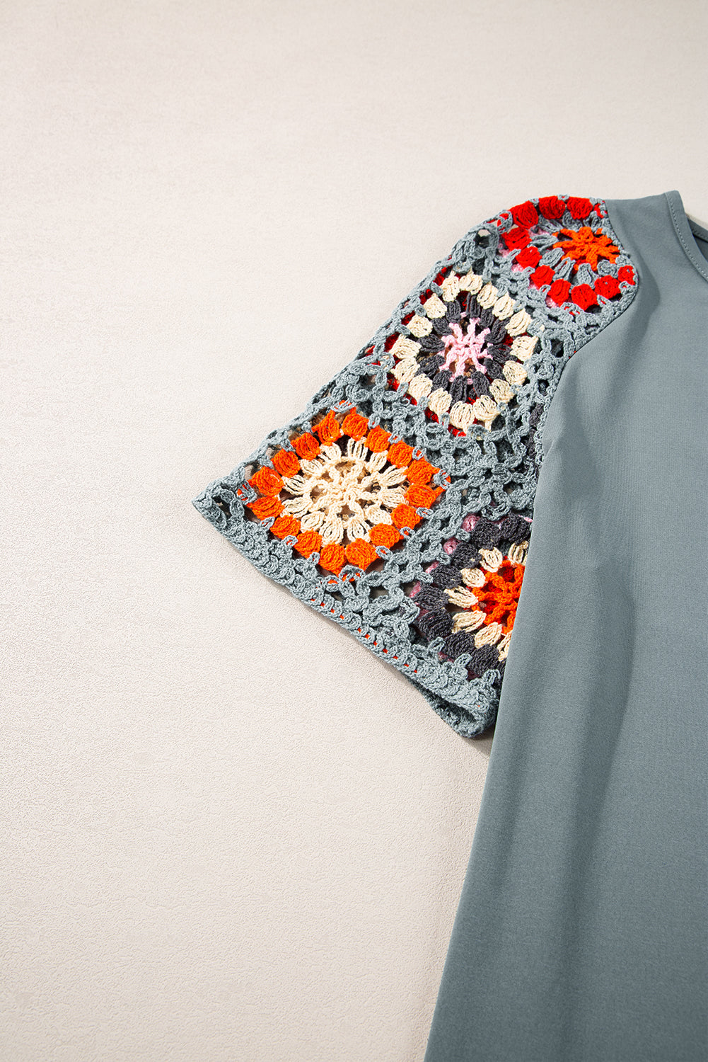 Meribeth | Häkel-Top mit Blumenmuster