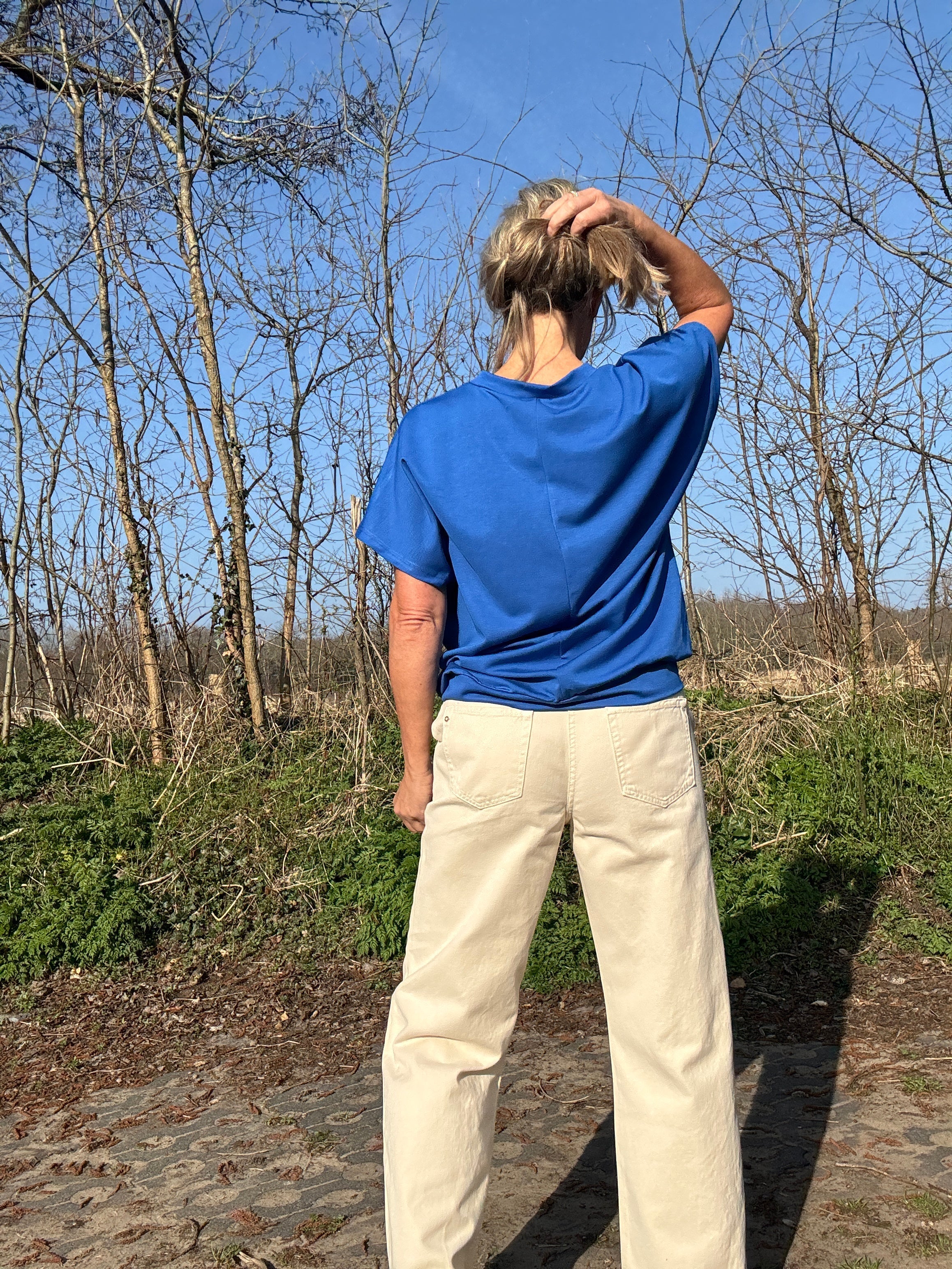 Sam | Stylisches Top mit Kartuschenmuster