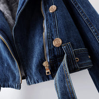 Mariga | Jeansjacke mit Fuchskragen