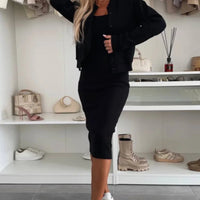 McKinley | elegantes Midikleid im Doppelpack mit Bomber