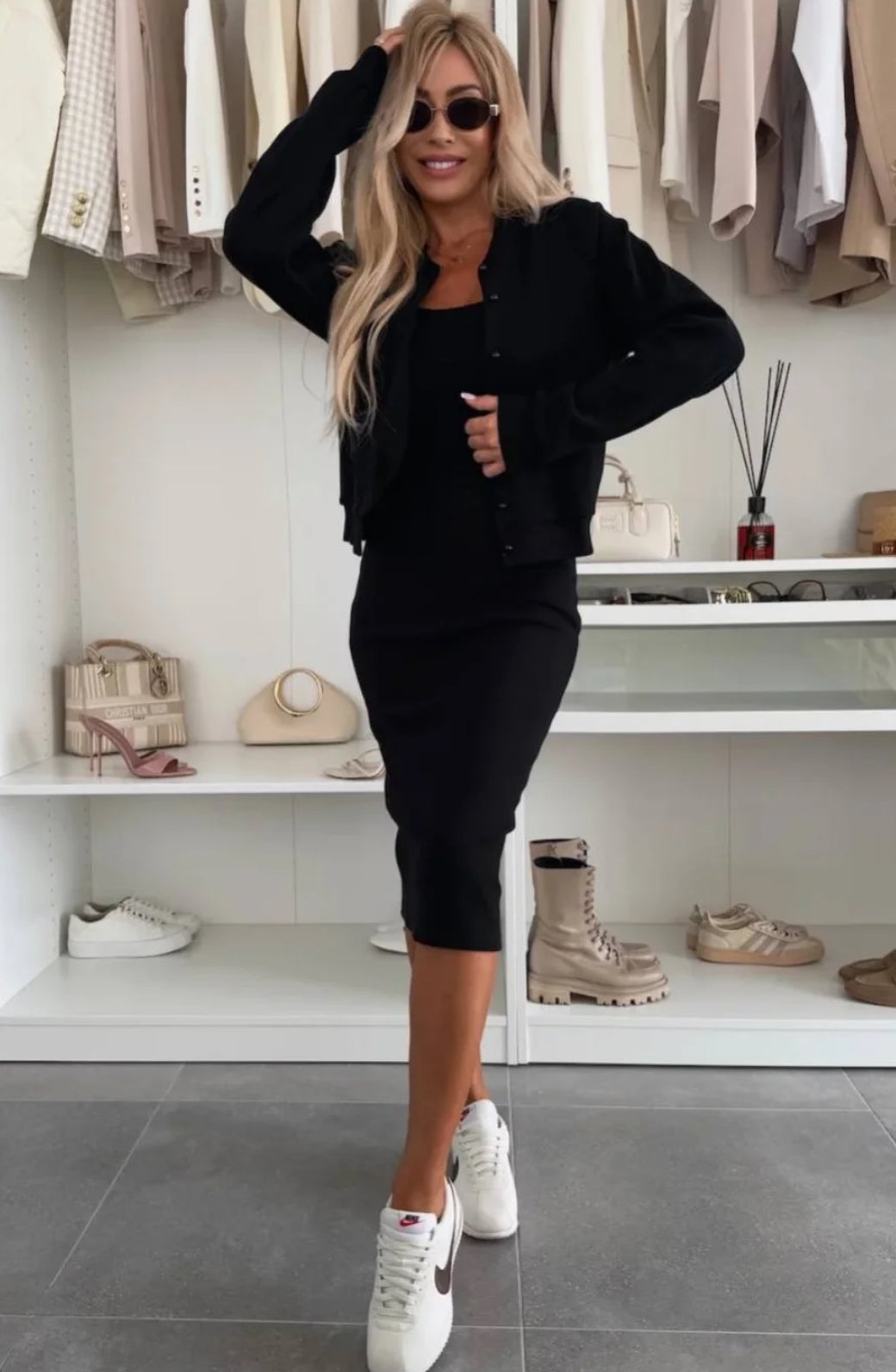 McKinley | elegantes Midikleid im Doppelpack mit Bomber