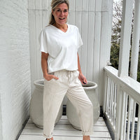 Sam | Stylisches Top mit Kartuschenmuster