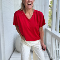 Sam | Stylisches Top mit Kartuschenmuster