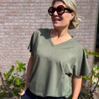 Sam | Stylisches Top mit Kartuschenmuster
