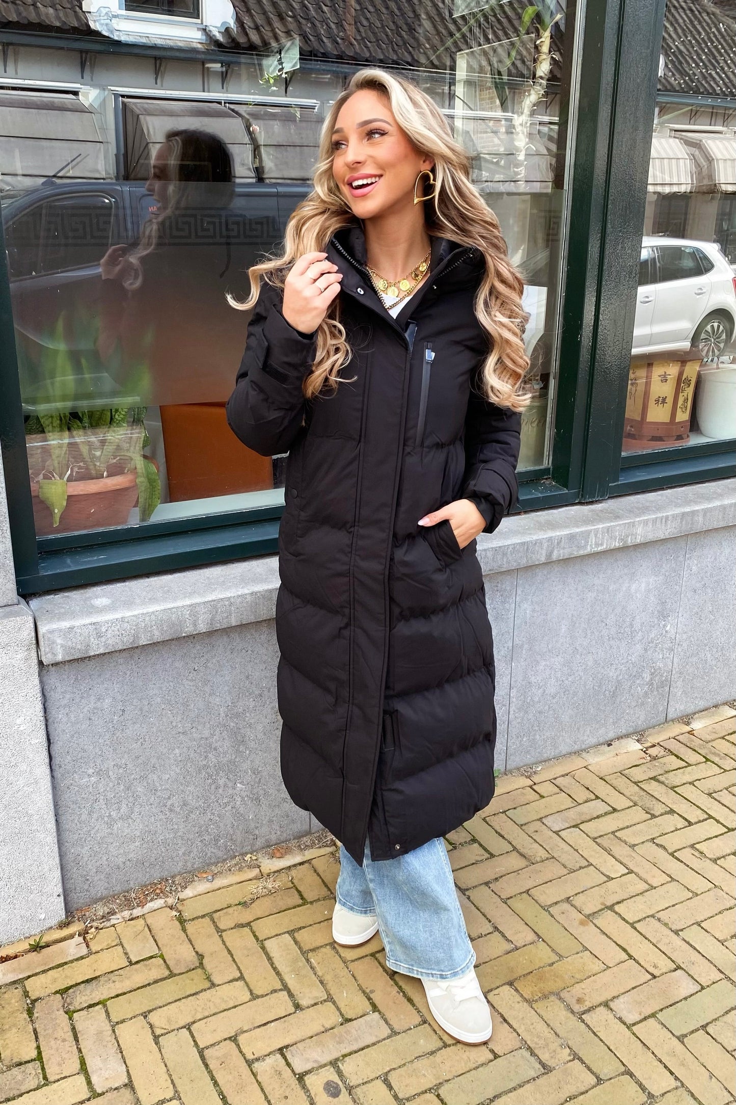 Blissa | Schwarzer Mantel