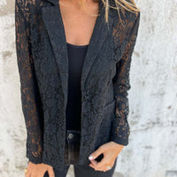 Jenny | stilvoller Spitzenblazer mit transparenten Akzenten