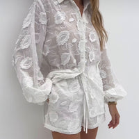 Elise™ | Feminine Bluse mit floralem Muster