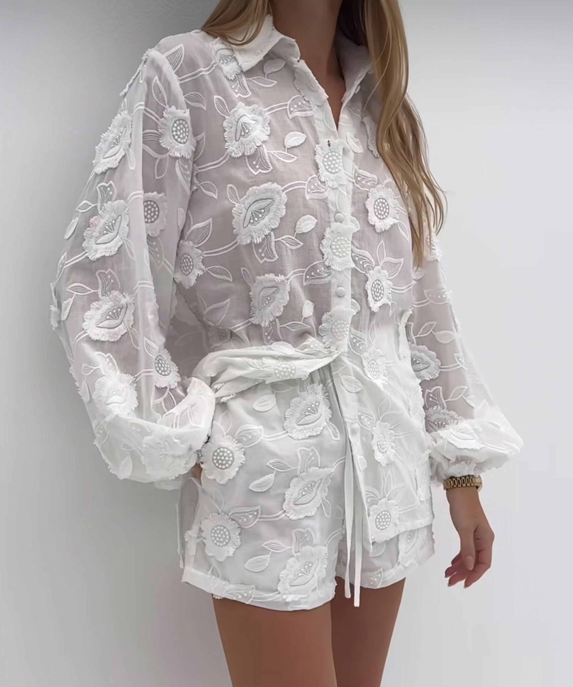 Elise™ | Feminine Bluse mit floralem Muster
