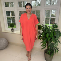 Fien | Einfaches Kleid mit V-Ausschnitt