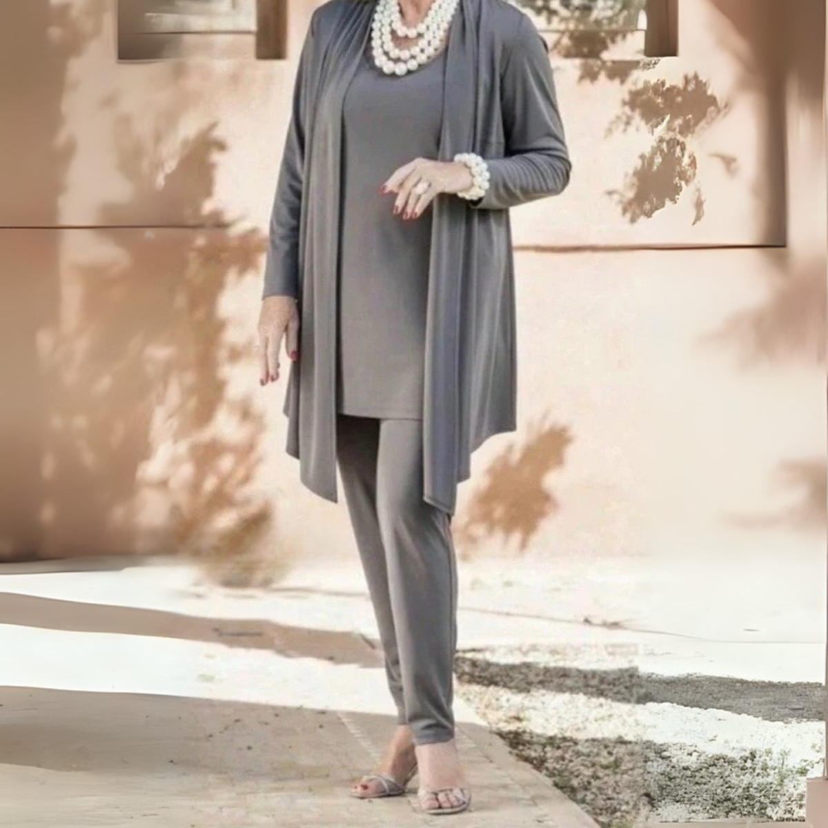 Sosy | Strickjacke, Strick & Strumpfhosen-Set