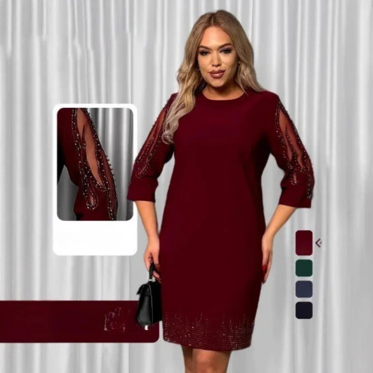 Crish | Elegantes Plus-Size-Sommerkleid