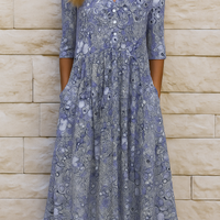 Della | feminines Kleid mit V-Ausschnitt und elegantem Schnitt