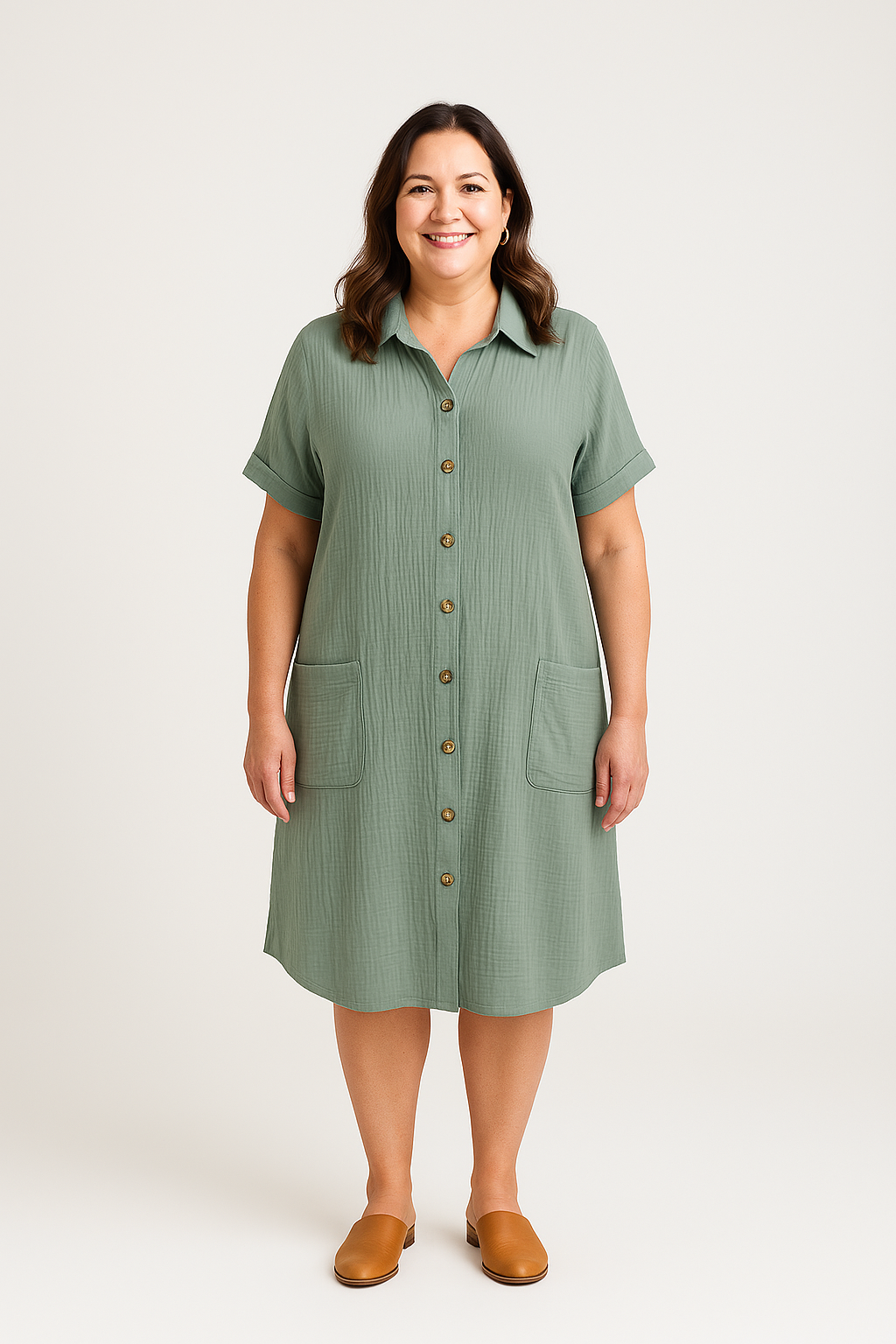 Akira | Feminines Kleid mit Knopfleiste