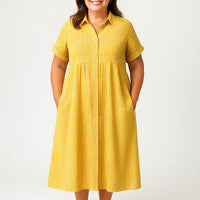 Avah | Klassisches Nadelstreifen-Kleid