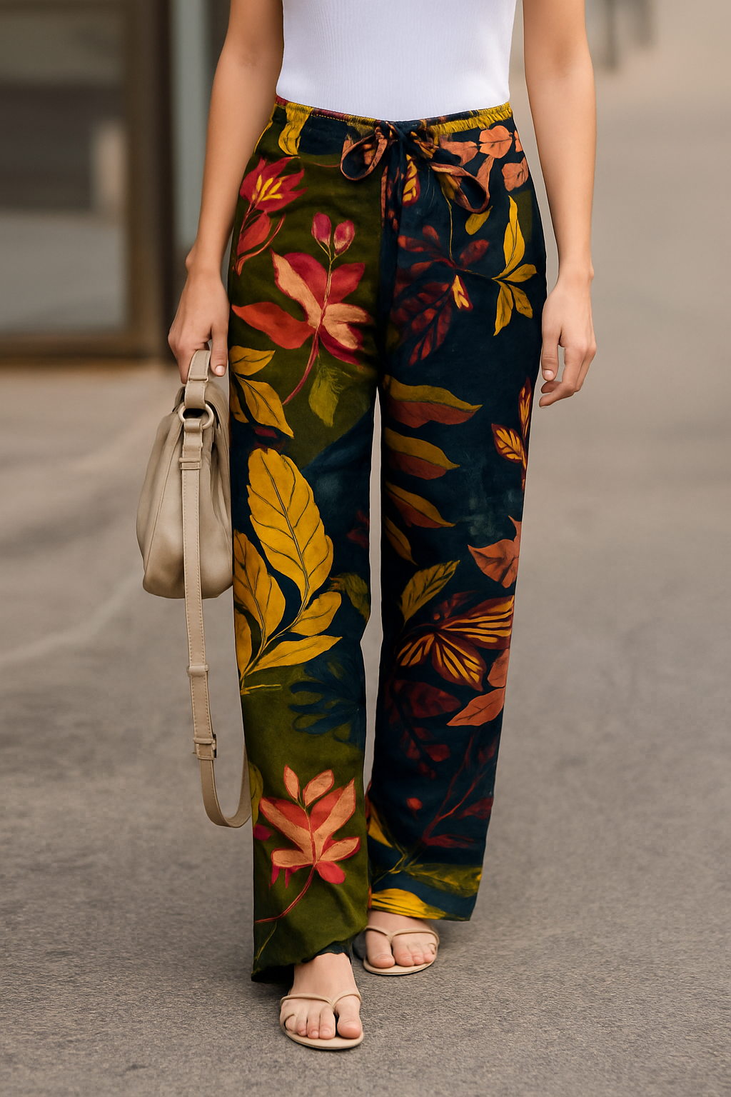 Adeline™ | Lässige Bohemian-Hose mit weitem Schnitt