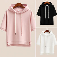 Alisy | Kurzarm-Kapuzenshirt