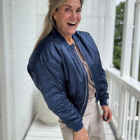 Demi | Modische Damenjacke im Bomberstil, vielseitig & chic