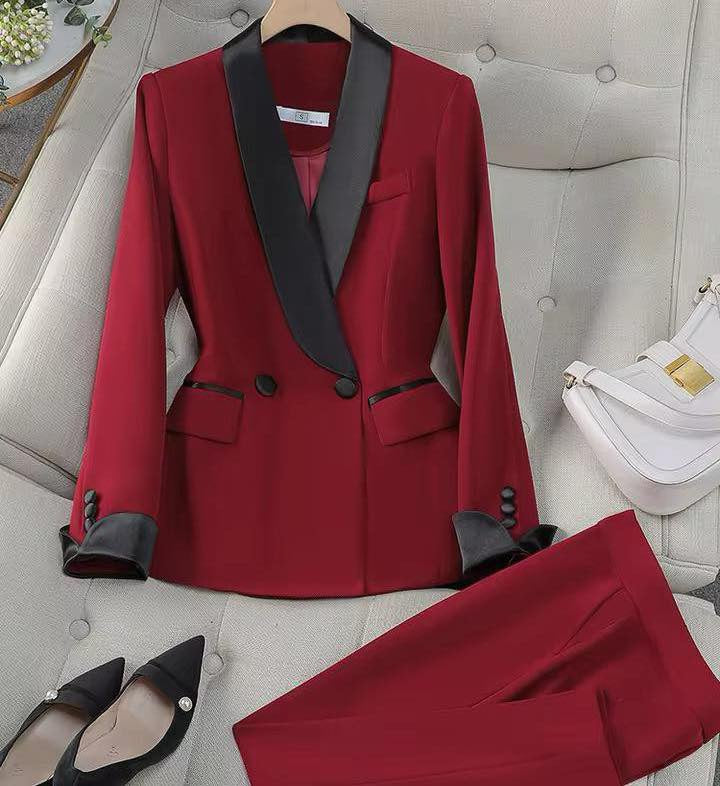 Jhenn | Tailleur mit Cigarette-Hose