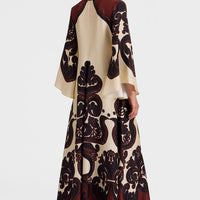 Geraldine | Elegantes Print-Kleid aus Satin