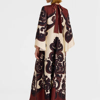 Geraldine | Elegantes Print-Kleid aus Satin