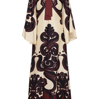 Geraldine | Elegantes Print-Kleid aus Satin