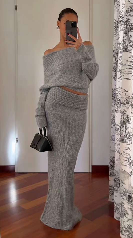 Fiona™ | Gestricktes Zweiteiler-Set