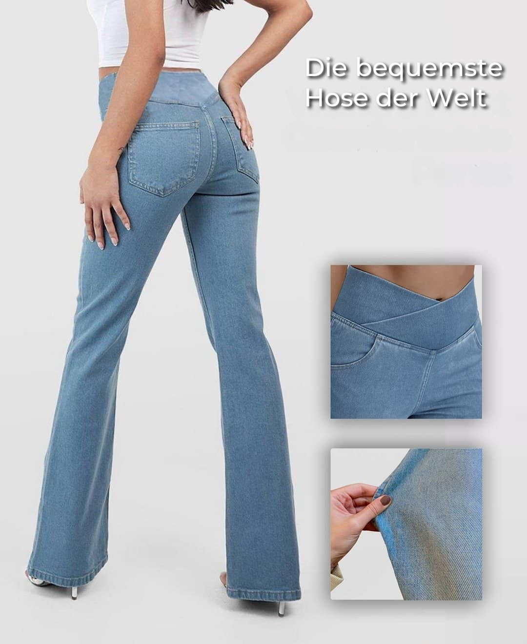Roma | Schlaghosen aus Denim