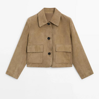 Danika™ – Klassische Wildlederjacke