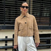 Danika™ – Klassische Wildlederjacke