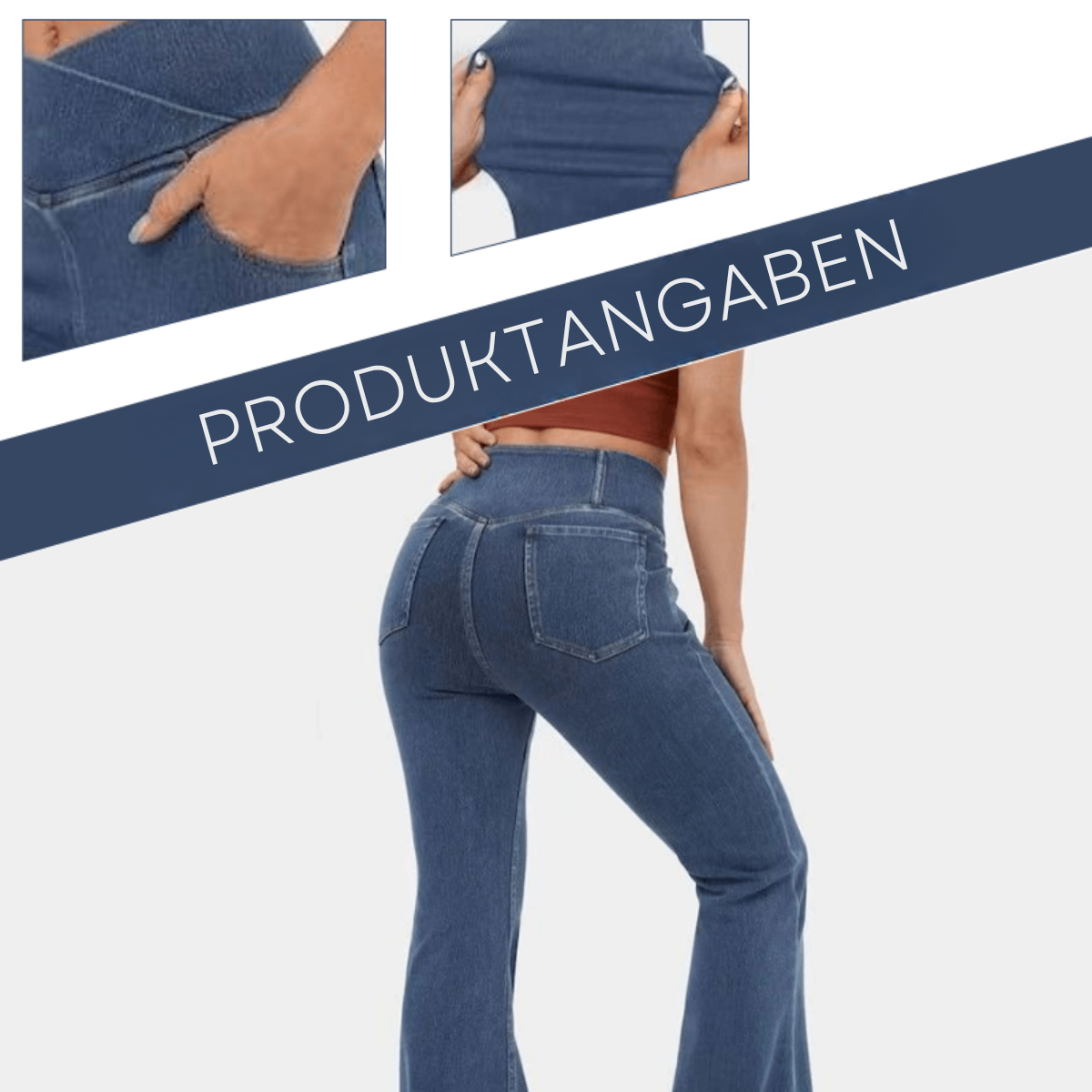 Davina™ | Stretch-Jeans mit hohem Bund für Damen