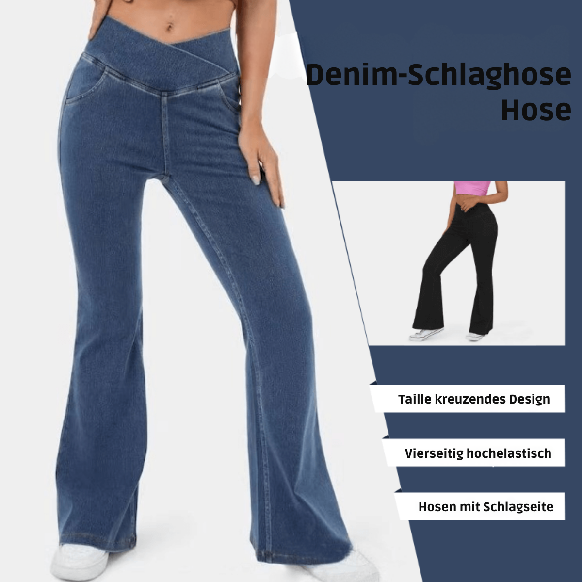 Davina™ | Stretch-Jeans mit hohem Bund für Damen